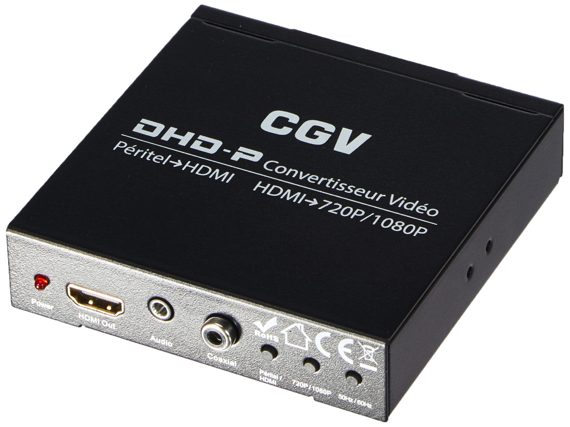 CGV DHD-P Scart to HDMI Audio/Video Converter - Black