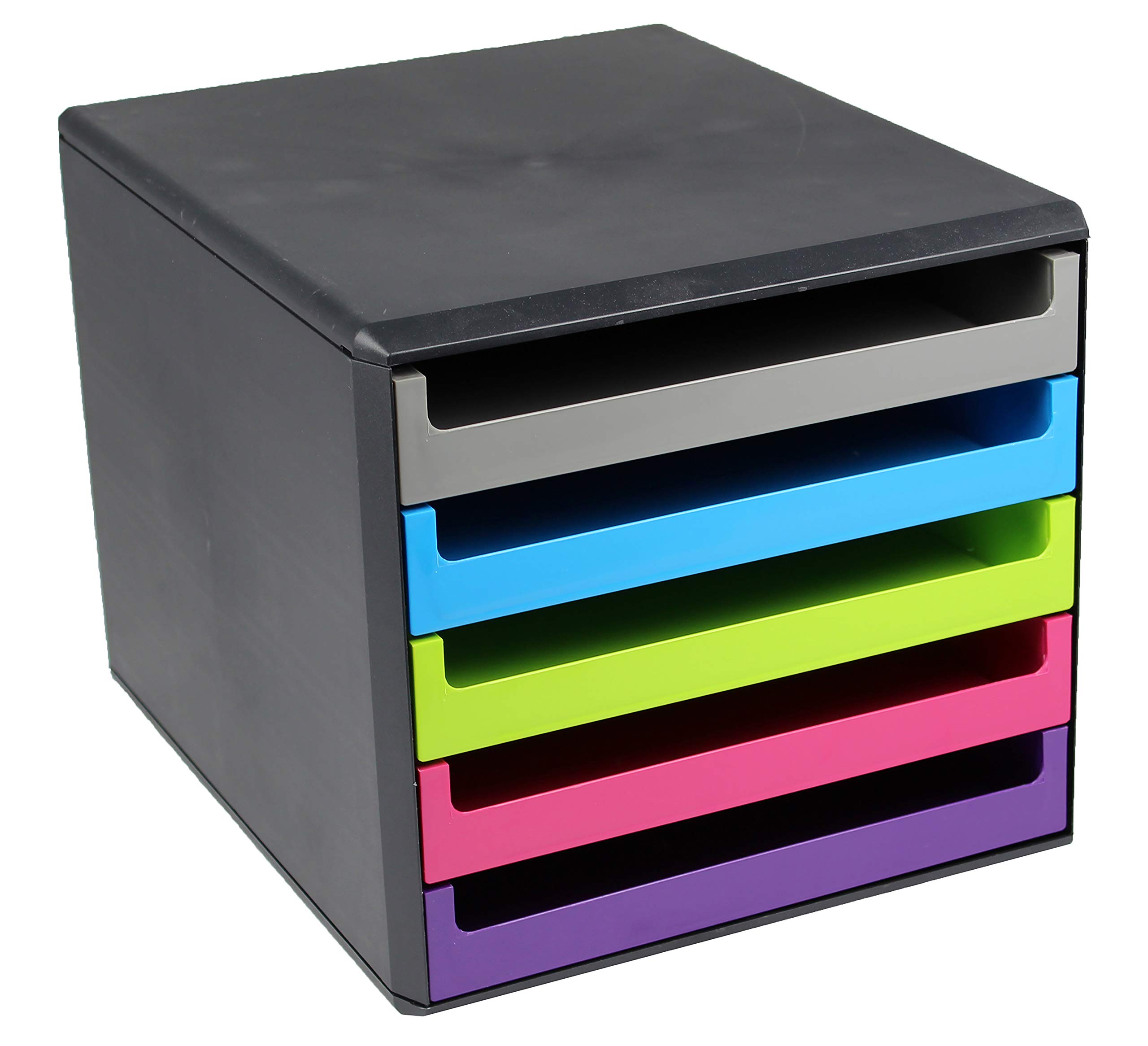 Metzger + Mendle 5 Drawer Unit Anthracite/assorted colours.