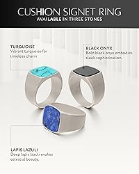 RTZN® Mens Turquoise Ring — Premium Silver