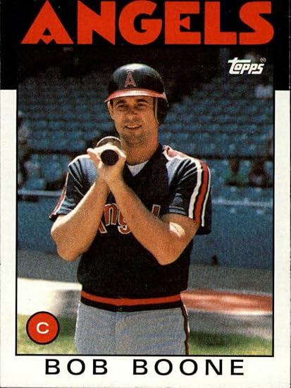 Amazon 1986 Topps Baseball Card 62 Bob Boone Collectibles Fine Art