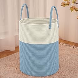 JMvicyroam Large Woven Laundry Basket Hamper,60L