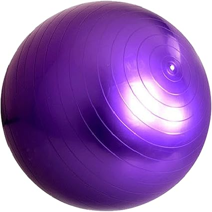purple exercise ball