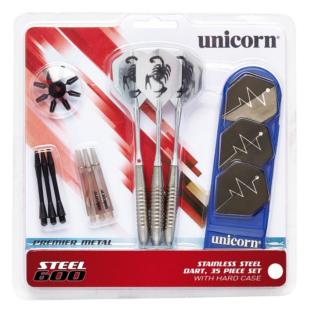 UNICORN 71829 Steel 600 25gr Steel Tip Dart Set