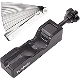 Toolwiz Spark Plug Gap Tool with 32 Blade Steel Feeler Gauge, Gapping Tool for Most 10mm 12mm 14mm 16mm Thread Spark Plugs, B