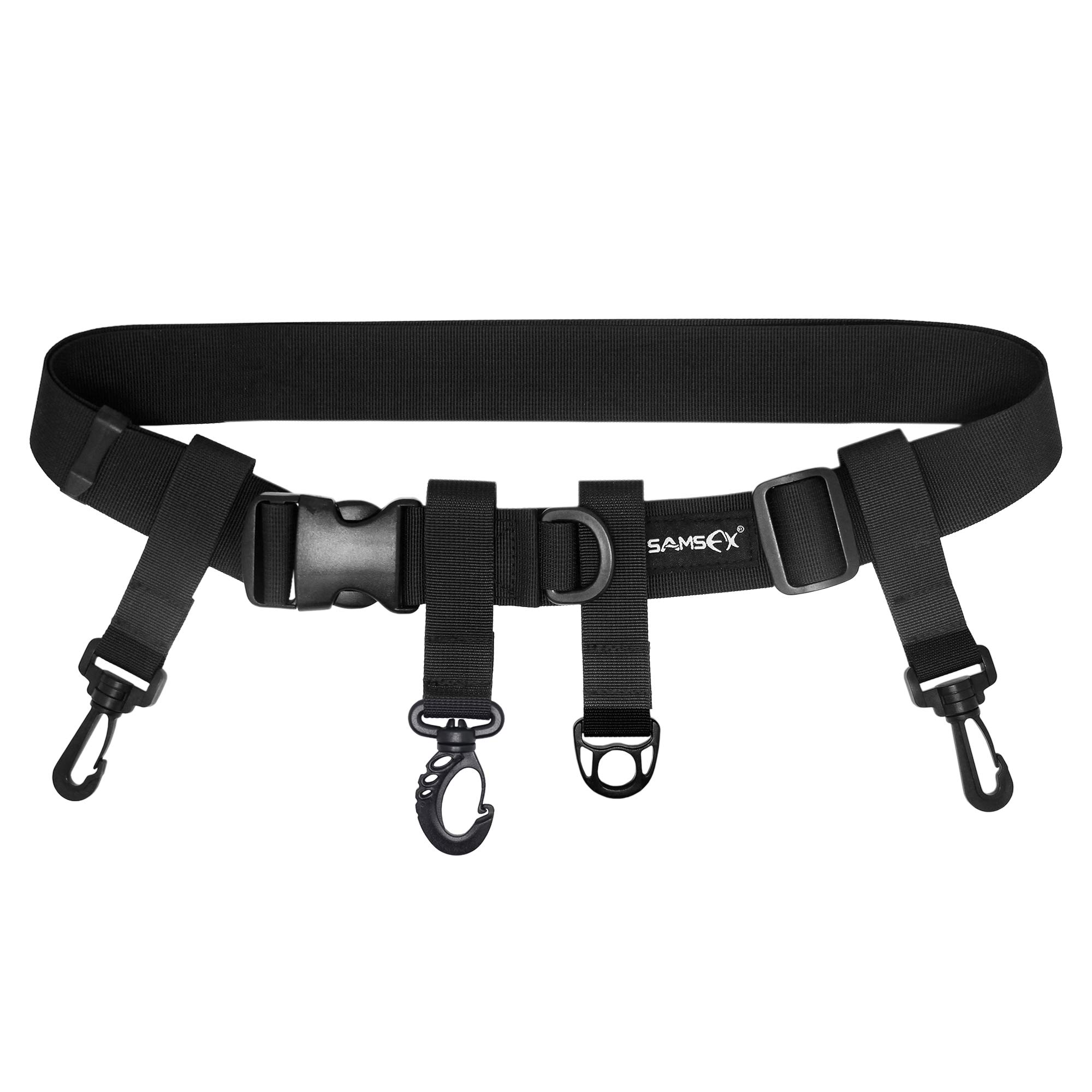 SAMSFX Adjustable Fishing Wader Belt Wading Belts for Surf Casting