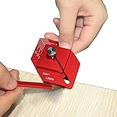 Trim Carpentry Tools,9/64'' Aluminum Alloy Trim Measurement Tool | High Precision Measuring Tools,3/16 inch and 9/64 inch Thickness Plate Marking Short Offsets Tool,Adjustable Distance