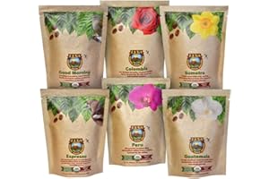 Java Planet - Coffee Beans, Organic Coffee Sampler Pack, Whole Bean Variety Pack, Arabica Gourmet Specialty Coffee, 1.32 POUNDS of coffee packaged in six 3.2 oz bags…