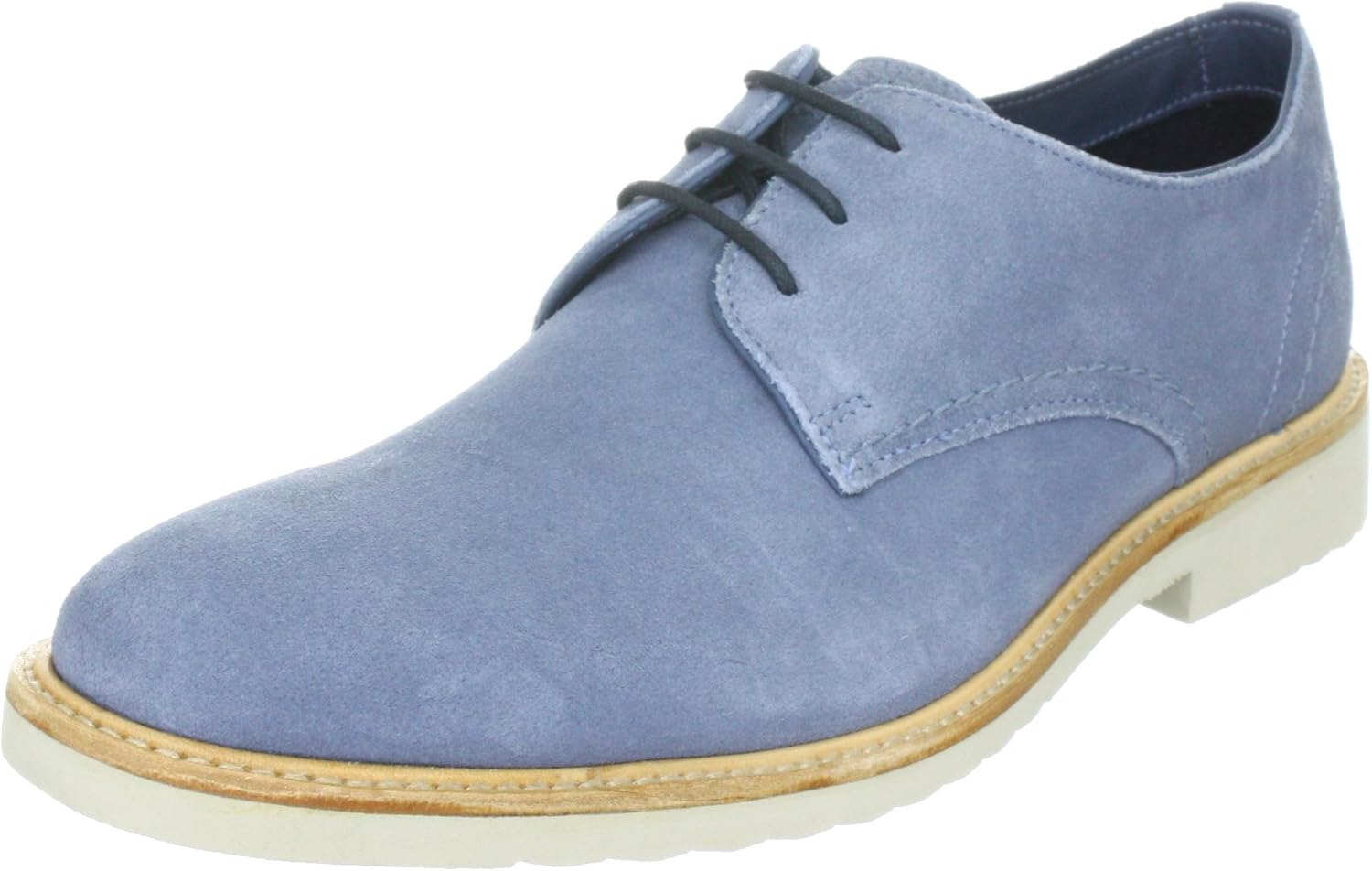 Clarks Flotilla Light Shoes Mens Blue Blau (Blue Suede