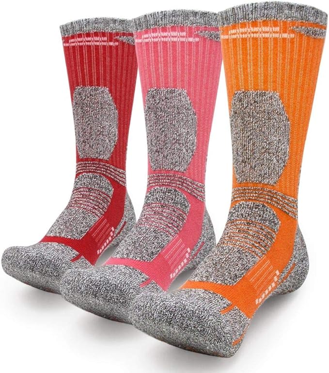 Afuly Hiking Socks Womens Moisture Wicking Anti Blister Thick Padded