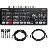 Blackmagic Design ATEM SDI Extreme ISO Live Stream Switcher Bundle with 8&rsquo; 6G-SDI Cable, 7&rsquo; Cat5e Cable, and 5-Pack of SolidSignal Cable Ties (SWATEMMXEPCEXTISO)