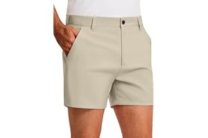 PULI Golf Shorts Men 5 Inch Inseam Relaxed Fit Stretch Dress Lightweight Casual Travel Quick Dry Summer Shorts