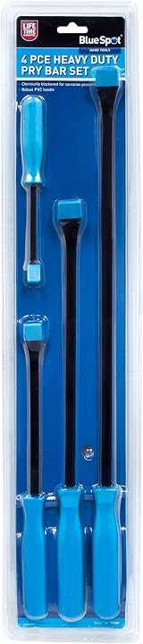 Blue Spot Tools Bluespot 25540 4pc Heavy Duty Pry Bar Set 200 300 450 600mm view 2
