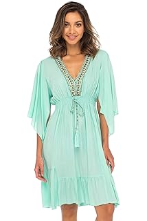 beaded boho dress