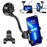 ivoler Car Phone Mount Windshield, Long Arm Clamp