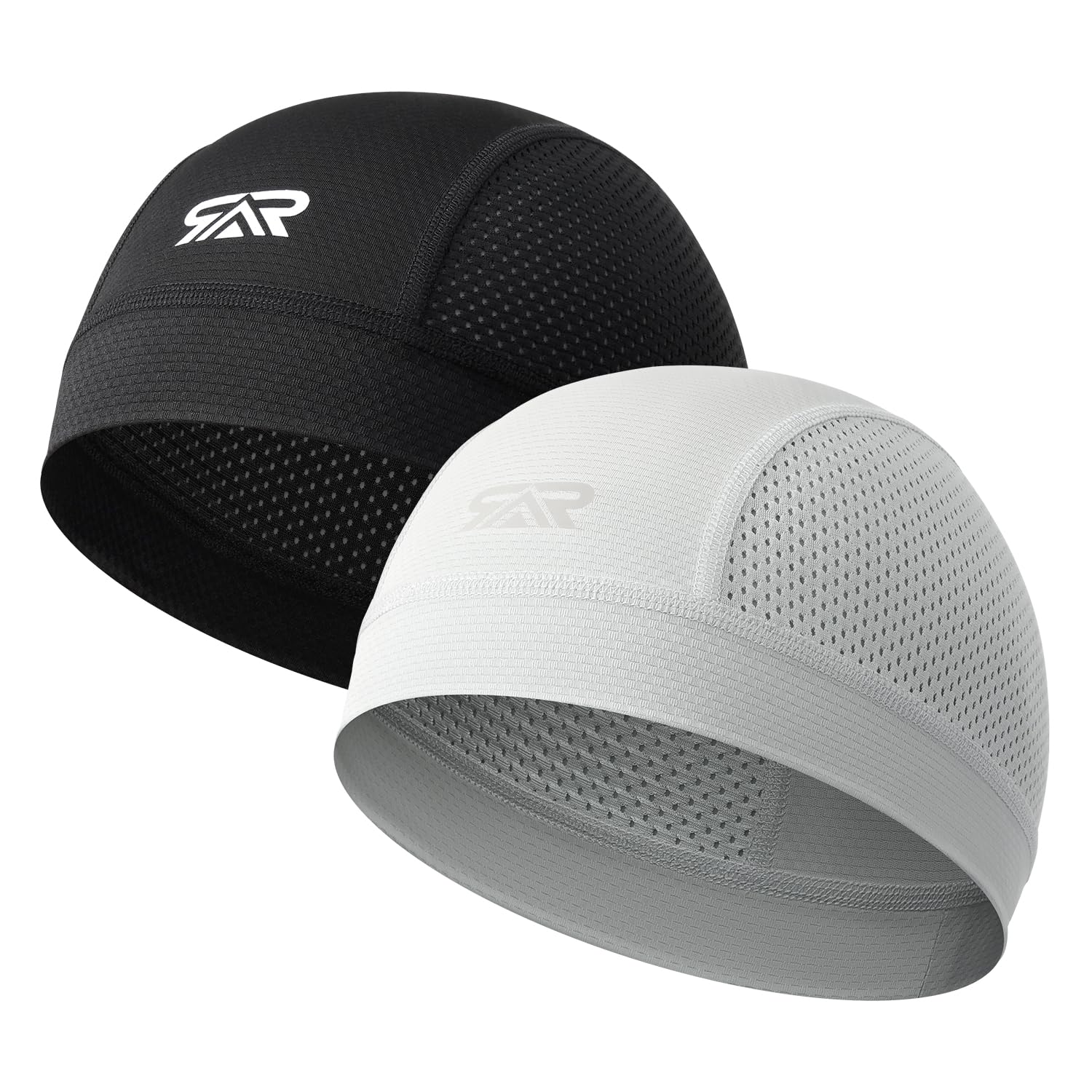 Photo 1 of SUNMECI 2 Pcs Cooling Breathable Mesh Skull Cap for Men Women Lightweight Quick Dry Cycling Moto Helmet Hard Hat Liner