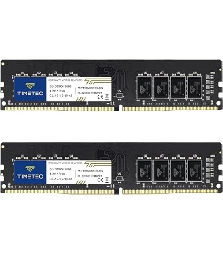 A-Tech 16GB (2x8GB) DDR4 2666 MHz UDIMM PC4-21300 (PC4-2666V) CL19