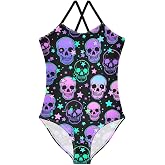 CaTaKu Girls Swimsuits One Piece Bathing Suits Toddler Summer Beach Swimsuits Girls Swimwear 2-8 Years
