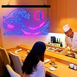 MiMaik The Great Wave Off Kanagawa LED Neon