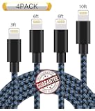 thumbnail image 2 of 4-Pack 3ft Braided Nylon IPhone Lightning Cables – For Apple IPhone, IPad (Compatible With IPhone 4 And Newer) 2 of 3