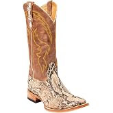 Cody James Men's Men'S Exotic Python Western Boot Broad Square Toe - Bb28