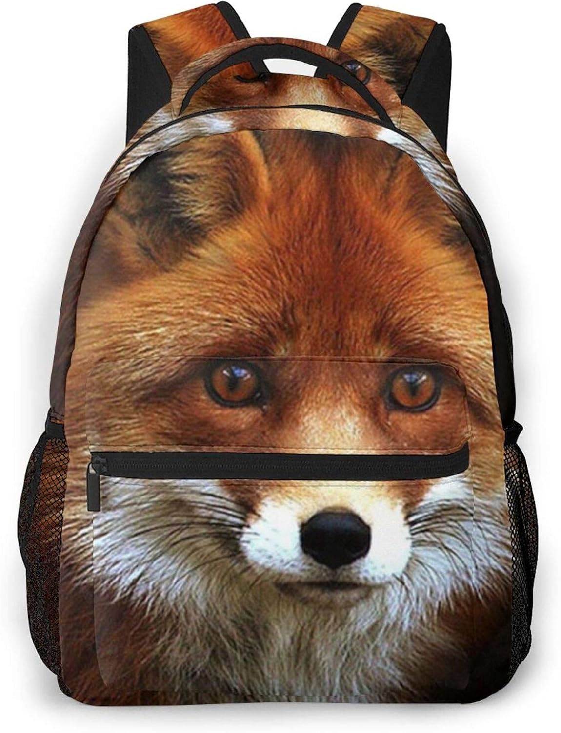 Fox Printed Casual Backpack,Classic Resistant Casual Daypack For Travel