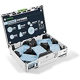 Festool 578194 Granat RTS 3.15-Inch x 5.24-Inch (80x133mm) Abrasive Systainer&sup3; SYS-STF 80X133 GR-Set
