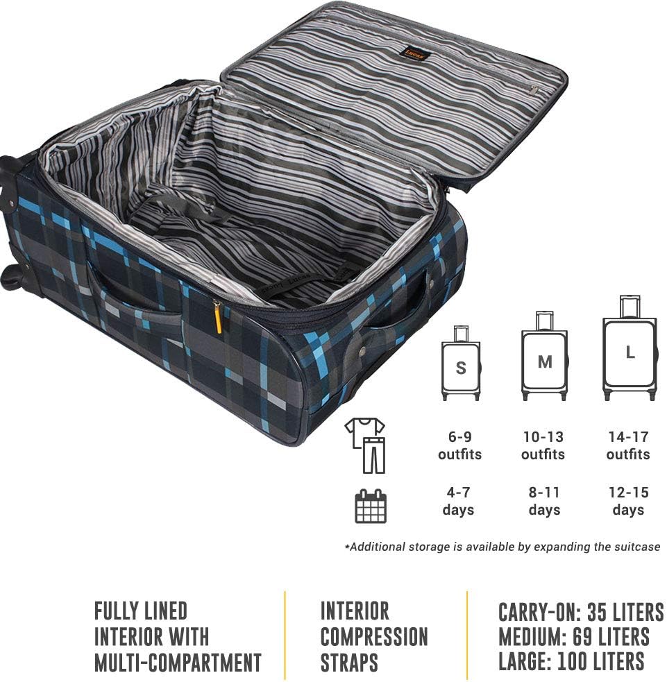 largest suitcase available