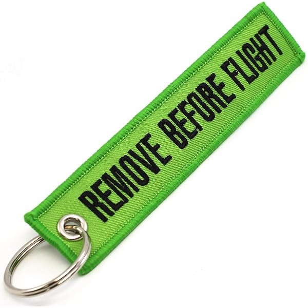 Amazon.com: Rotary13B1 - Remove Before Flight Keychain - Orange