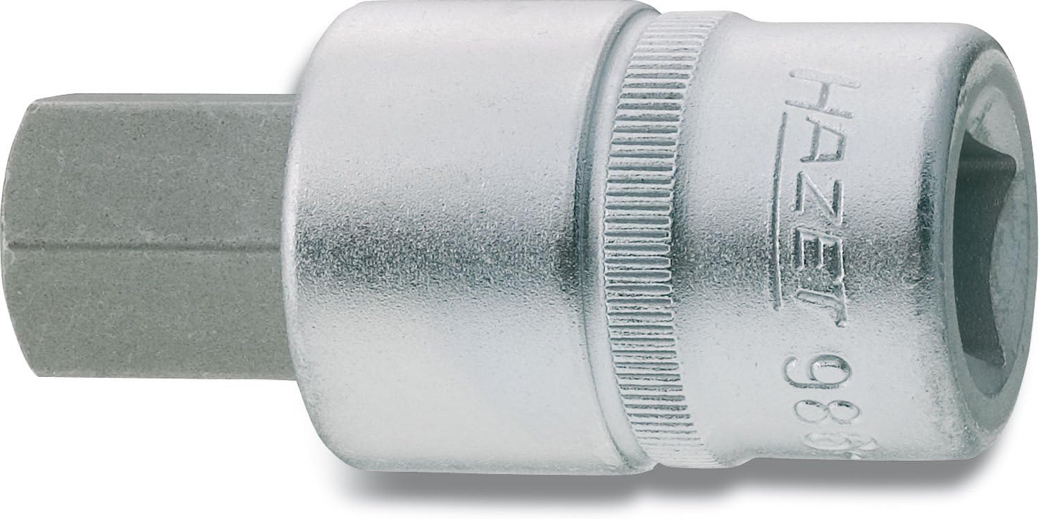 Hazet Size 4mm 12.5mm/ 1/2-inch Screwdriver Socket, Tin-coated, 4 mm (Schlüsselweite)