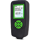 Paint Thickness Gauge &ndash; CM-206X Automotive Coating Thickness Meter 0&ndash;59.1 mils (0&ndash;1500 &micro;m), 0.001 mils Resolution, Fe/NFe/Zn Auto Detection, Ruby Probe