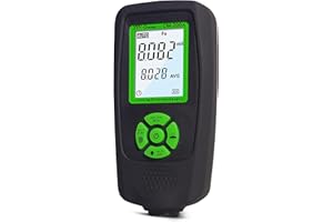 VVV-GROUP Paint Thickness Gauge CM-206X 2025 | Coating Thickness Meter Fe/Al/Zn | Auto Paint Depth Gauge Car Tester with High-Precision Probe, Multi-Unit Display & Auto Calibration