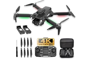 ROTAZA Drones With Camera,4K FPV Mini Drone Toy - Foldable, Carrying Case, Adjustable Lens, Brushless Motor, Headless Mode, Obstacle AvoidanceOne Key Take Off/Land, for Kids, Adults, Beginners