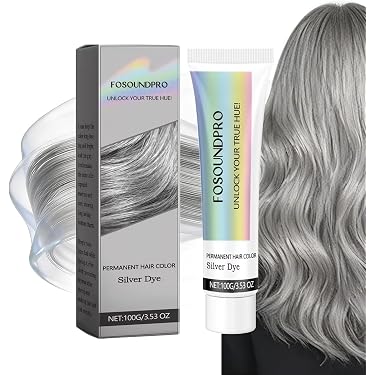 Amazon.com : Fosoundpro Silver Hair Dye - Silver Color for Light