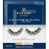 Eylure Salon Extension Look False Eyelashes, Volume No. 114, 1 Pair