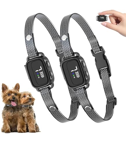 Tiniest Bark Collar For Small Dogs 5-15lbs – No Shock, Vibration & Sound, Rechargeable, 5 Sensitivity Levels