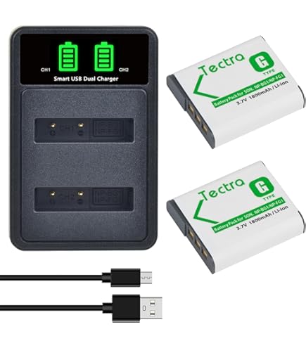 Rechargeable Li-ion Battery (2-Pack) for Sony Cybershot DSC-N1