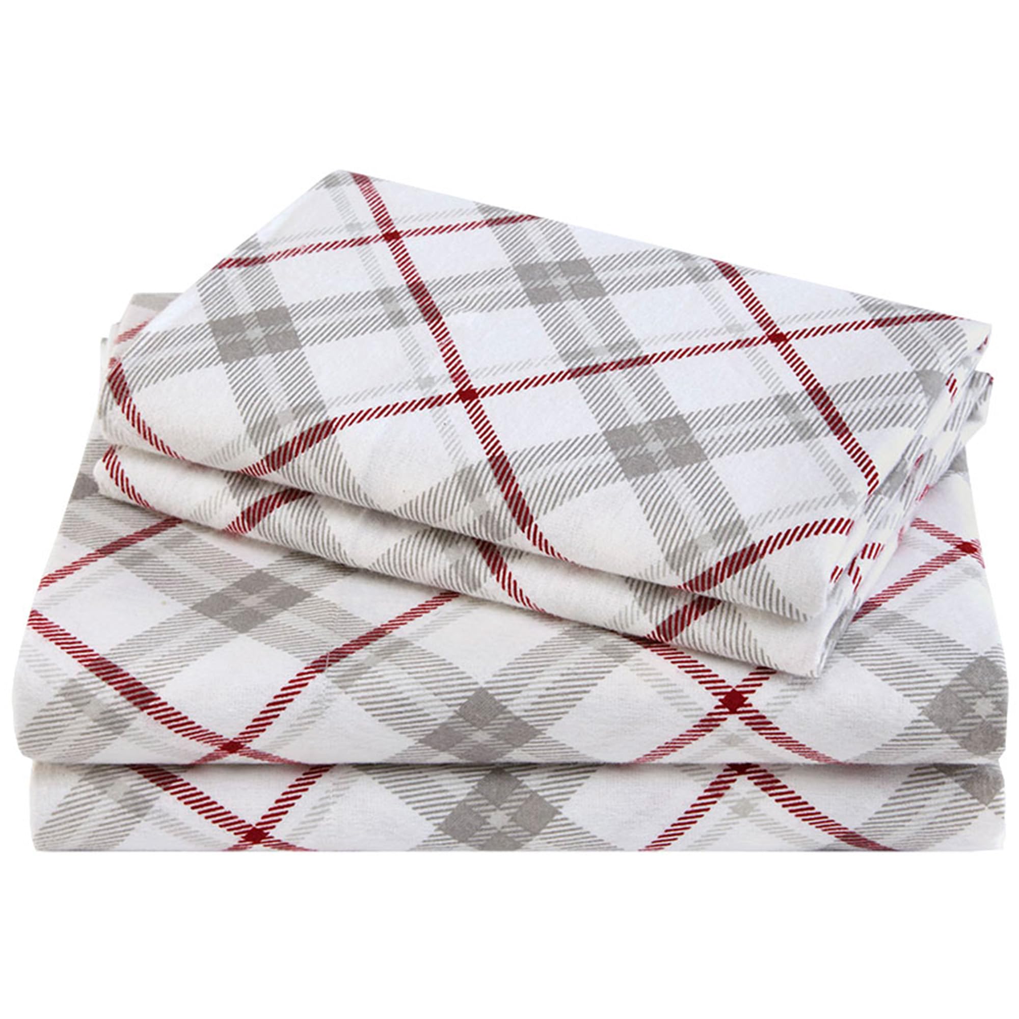 Comfort Spaces Cotton Flannel Breathable Warm Deep Pocket Sheets With ...
