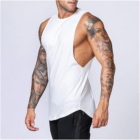 Amazon Co Jp ノースリーブtシャツ ジム筋肉のトレーニングタンクトップメンズノースリーブファッション服ボディービルのシングレットフィットネスベスト フィットネスのトップス Color D Size Medium ホーム キッチン