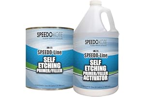 Speedokote Self Etching Green/Gray Primer Great Metal Adhesion, Gallon Kit, SMR-225/226