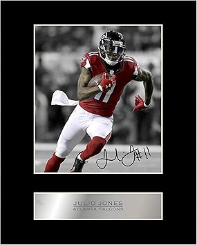 julio jones autographed football