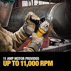 DEWALT Angle Grinder, 4-1/2-Inch, 11-Amp, 11,000