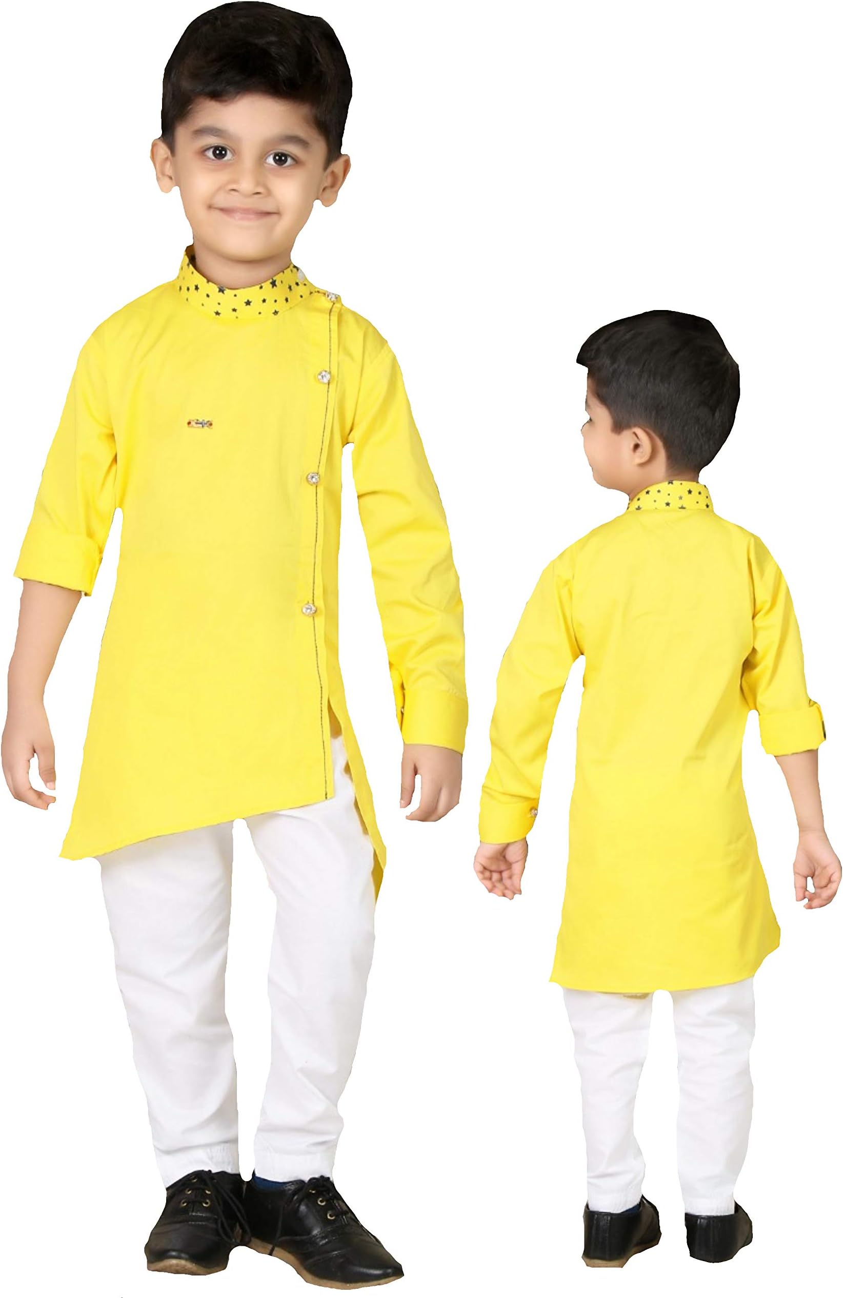 Boy's Cotton Kurta Pyjama Set