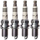 NGK LKAR6AIX-11 Iridium IX Spark Plug (91187 Iridium Ix), 4 Pack | Replaces XP5684. 40k-60k mileage rated.