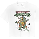 Teenage Mutant Ninja Turtles Classic Circle 1984 Hoodie Comfort Colors Crop Top