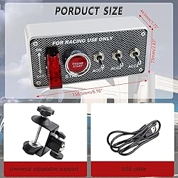 4 +1 Rocker Switch Panel for USB Simulator Racing