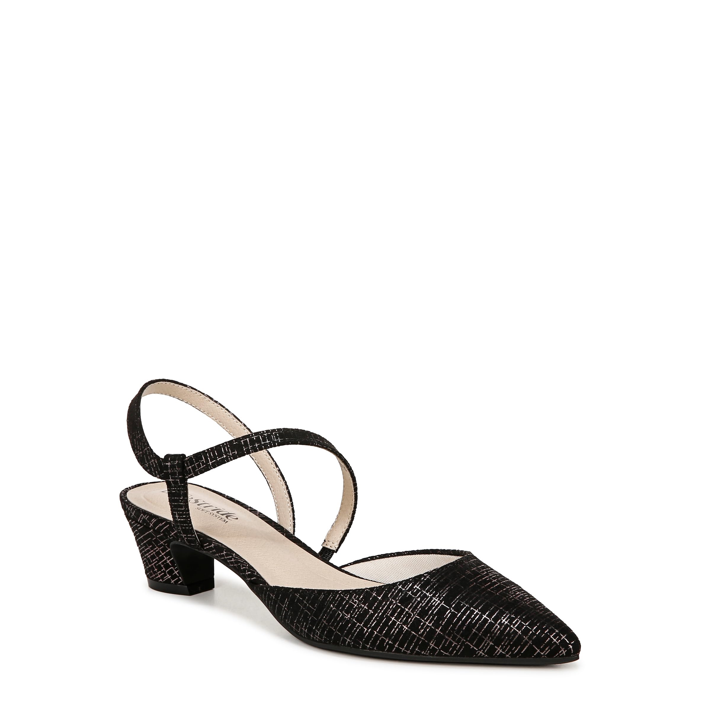 LifeStride Womens Minimalist Pump Gunmetal 5.5 M