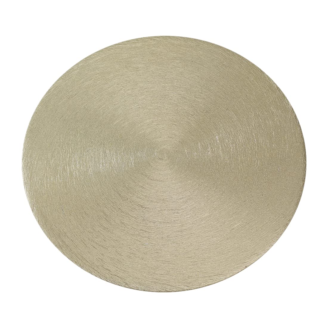 NKlaus Candle Plate Aluminium gold Ø 14cm Decoration Plate Candle Holder Brushed Coaster Brushed - Design 10450