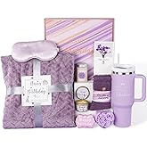 Birthday Gifts for Women Friendship Unique, Happy Birthday Gifts Basket for Women Mom Sister Best Friend Her Wife Girlfriend Daughter Aunt Coworker Boss, Bath Sets Spa Gift Baskets