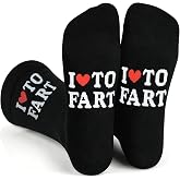 Funny Novelty Crew Socks - Conversation Starter Socks Surprise Gift for Men | Funny Socks for Men, Cool Partterned Dress Socks Stocking Stuffer Holiday Present for Coworker and Friend