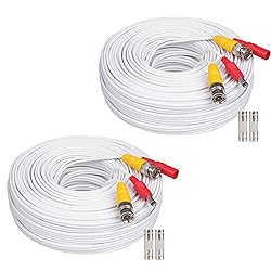 WILDHD BNC Cable,2x200ft All-in-One Siamese Video